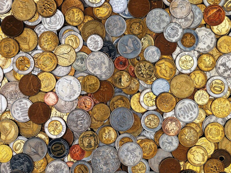 Assorted World Coins — Gold