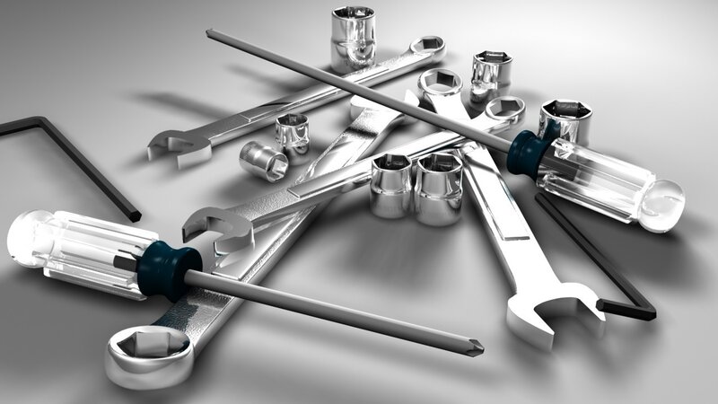 Assorted Wrenches and Sockets