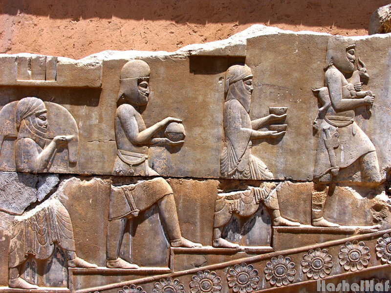 Assyrian relief carving