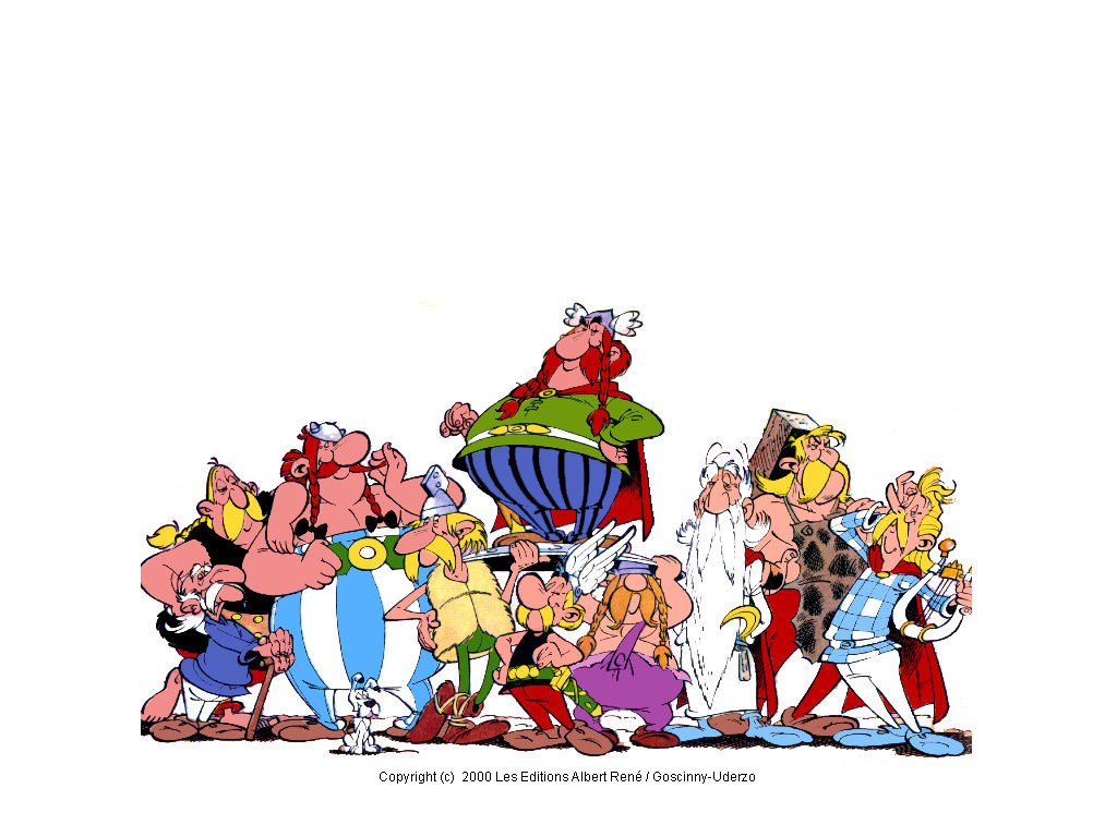 Asterix and friends group