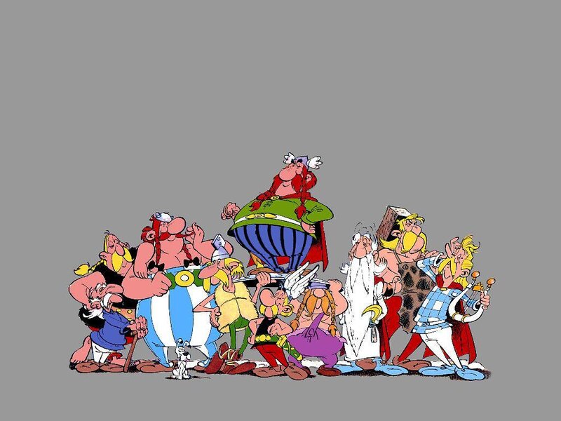 Asterix and friends group