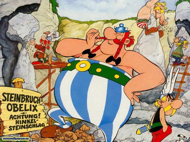 Asterix and Obelix — Blue, Humorous