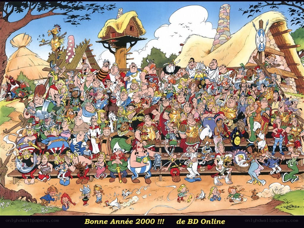 Asterix and Obelix characters