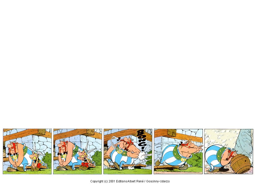 Asterix and Obelix comic strip