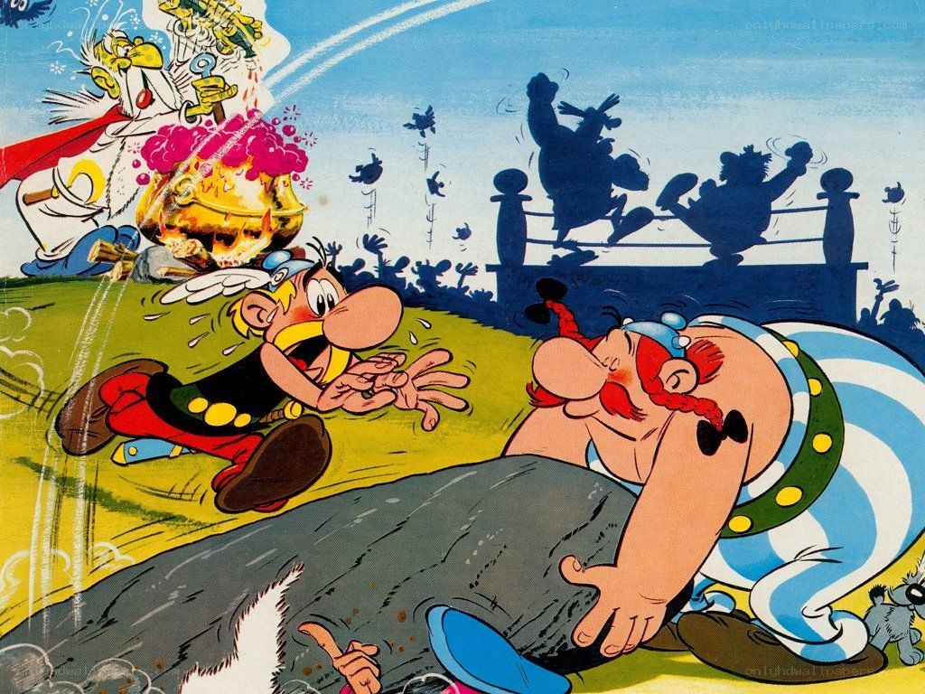 Asterix and Obelix in action