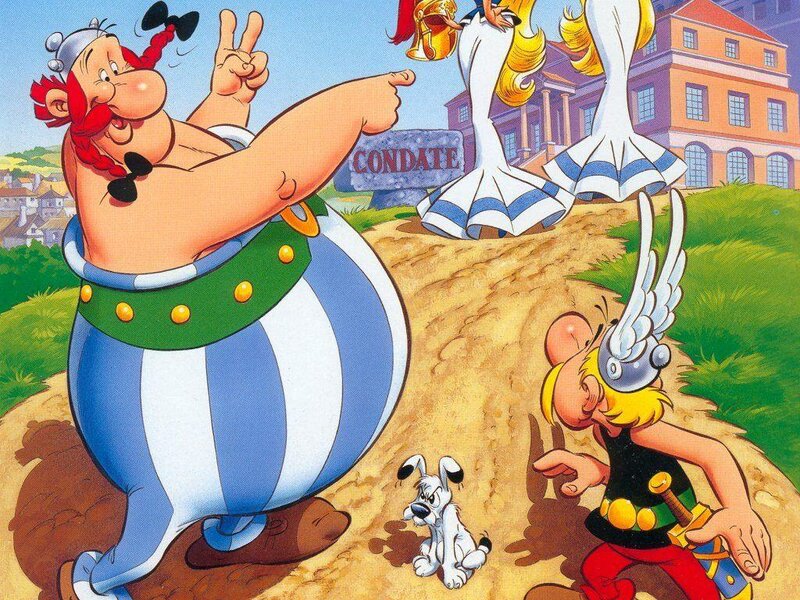 Asterix and Obelix meet a condor