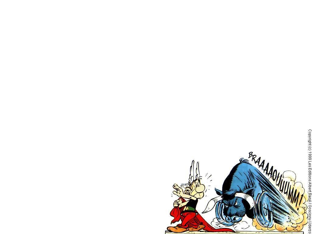 Asterix and the bull