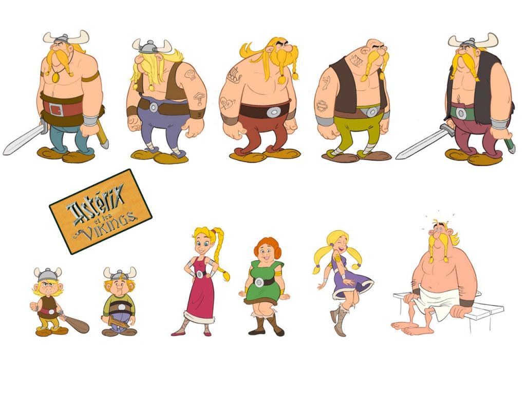 Asterix and the Vikings characters