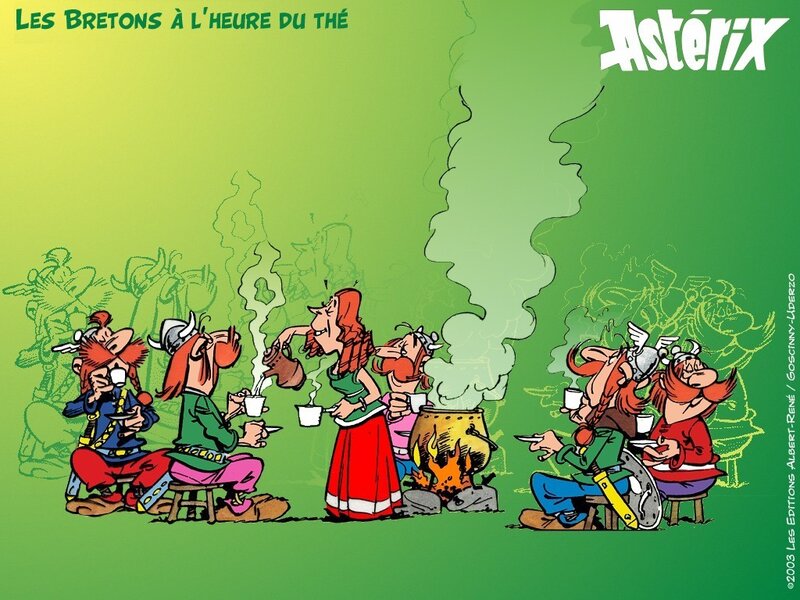 Asterix at tea time