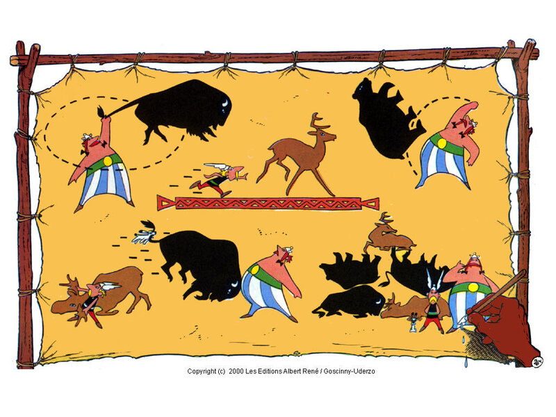 Asterix cave painting