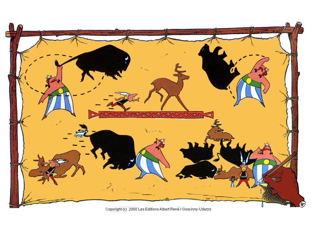 Asterix cave painting