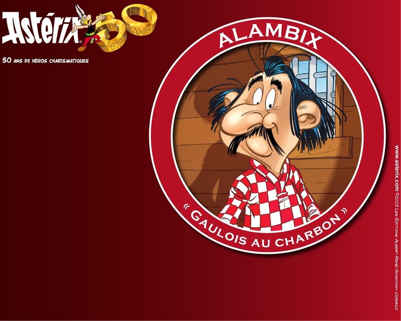 Asterix character Alambix