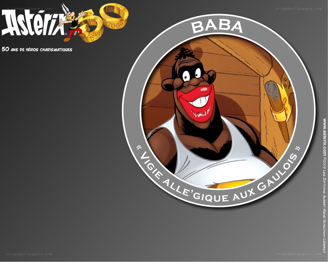 Asterix character Baba
