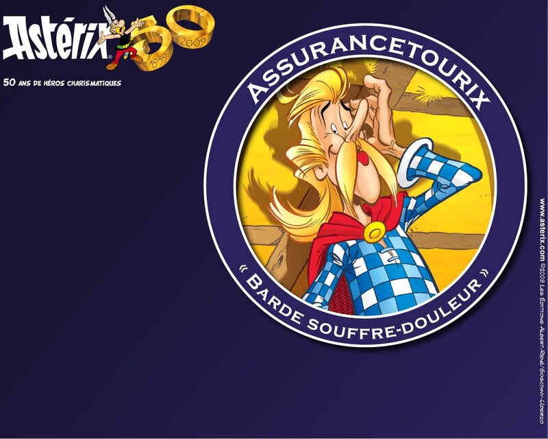 Asterix Character — Blue, Humorous