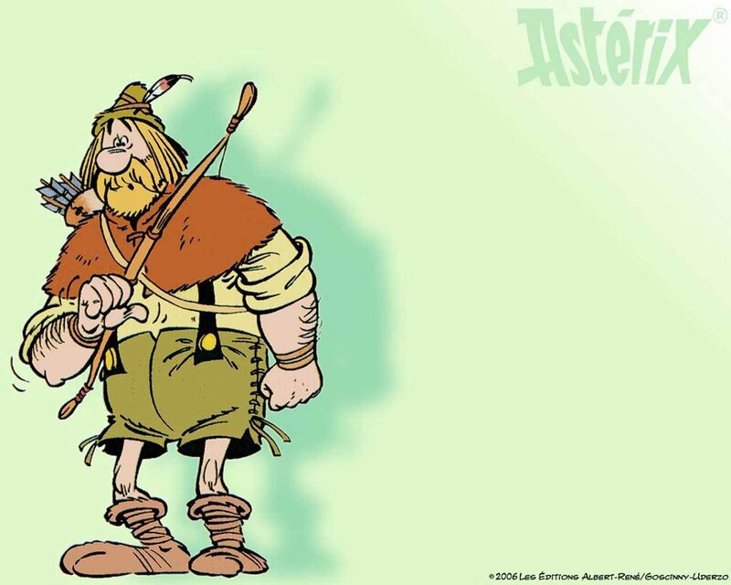 Asterix Character — Green