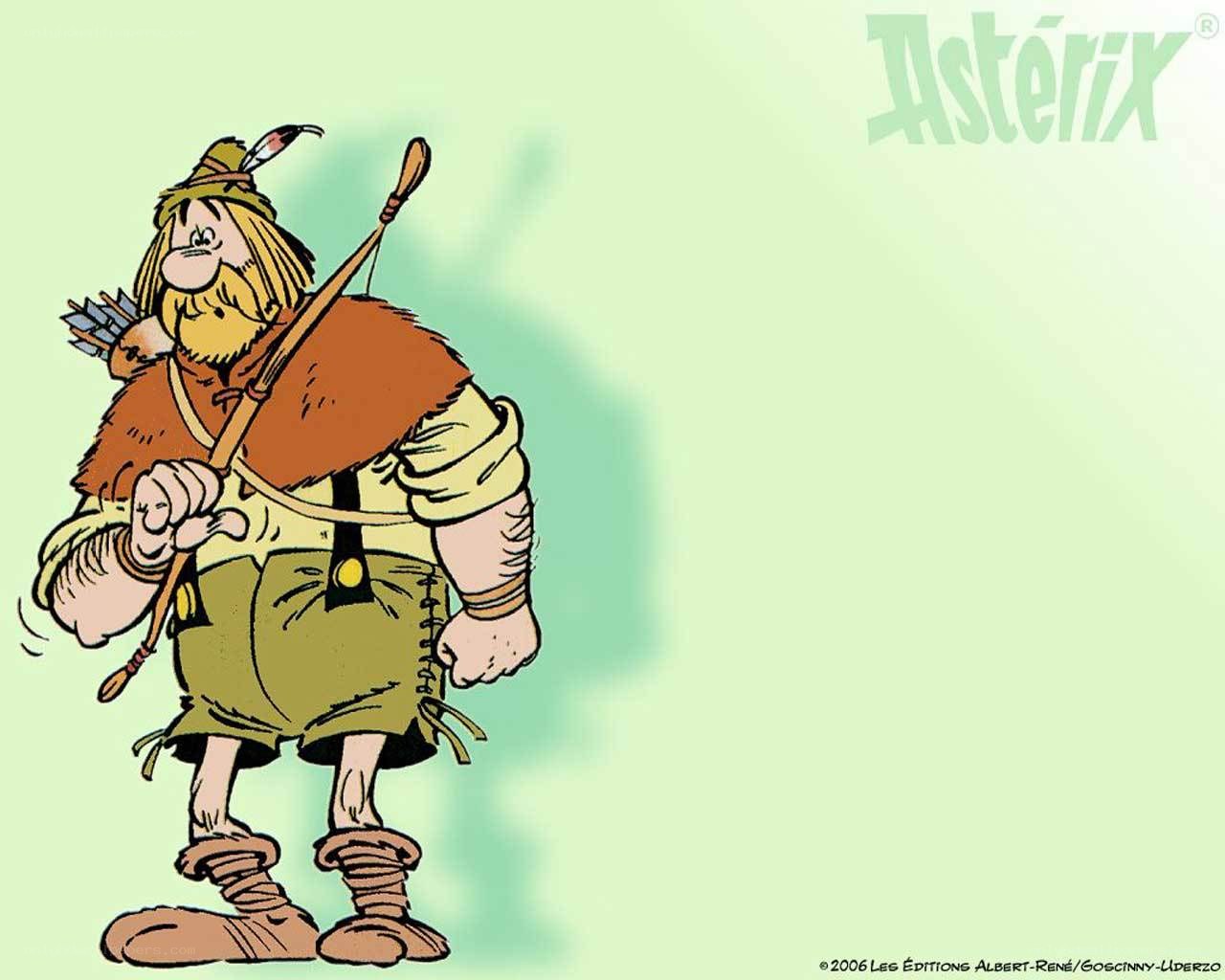 Asterix character illustration
