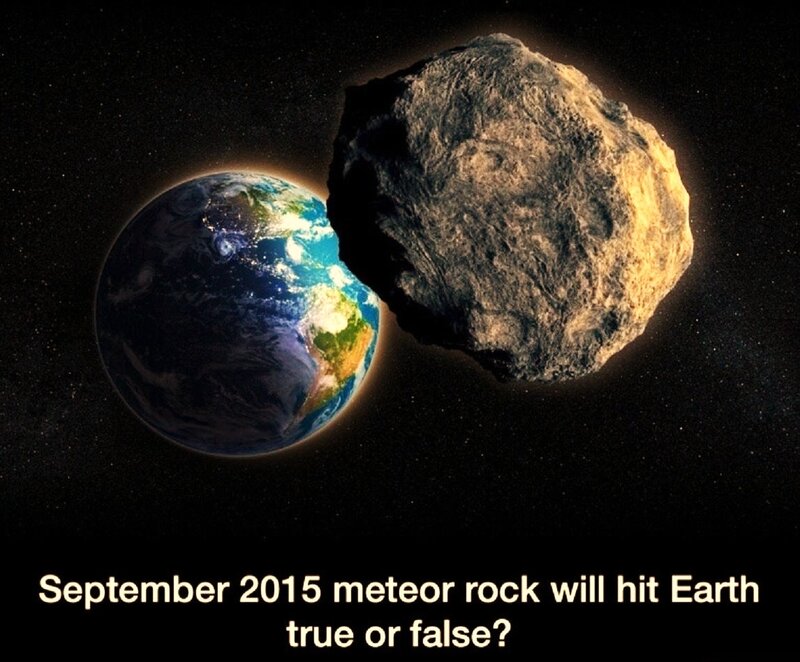 Asteroid Approaching Earth — Black