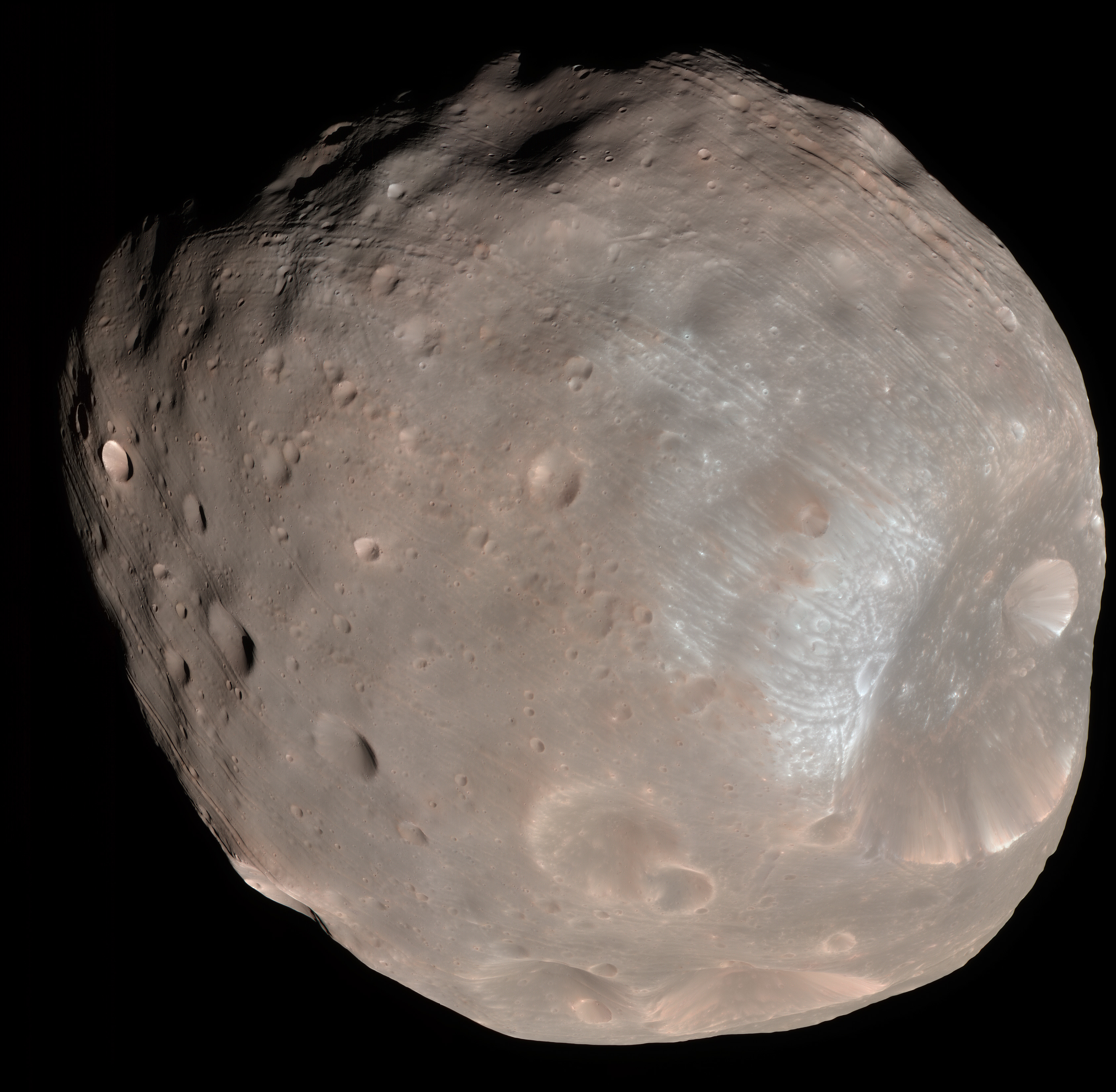 Asteroid Ida with its moon Dactyl
