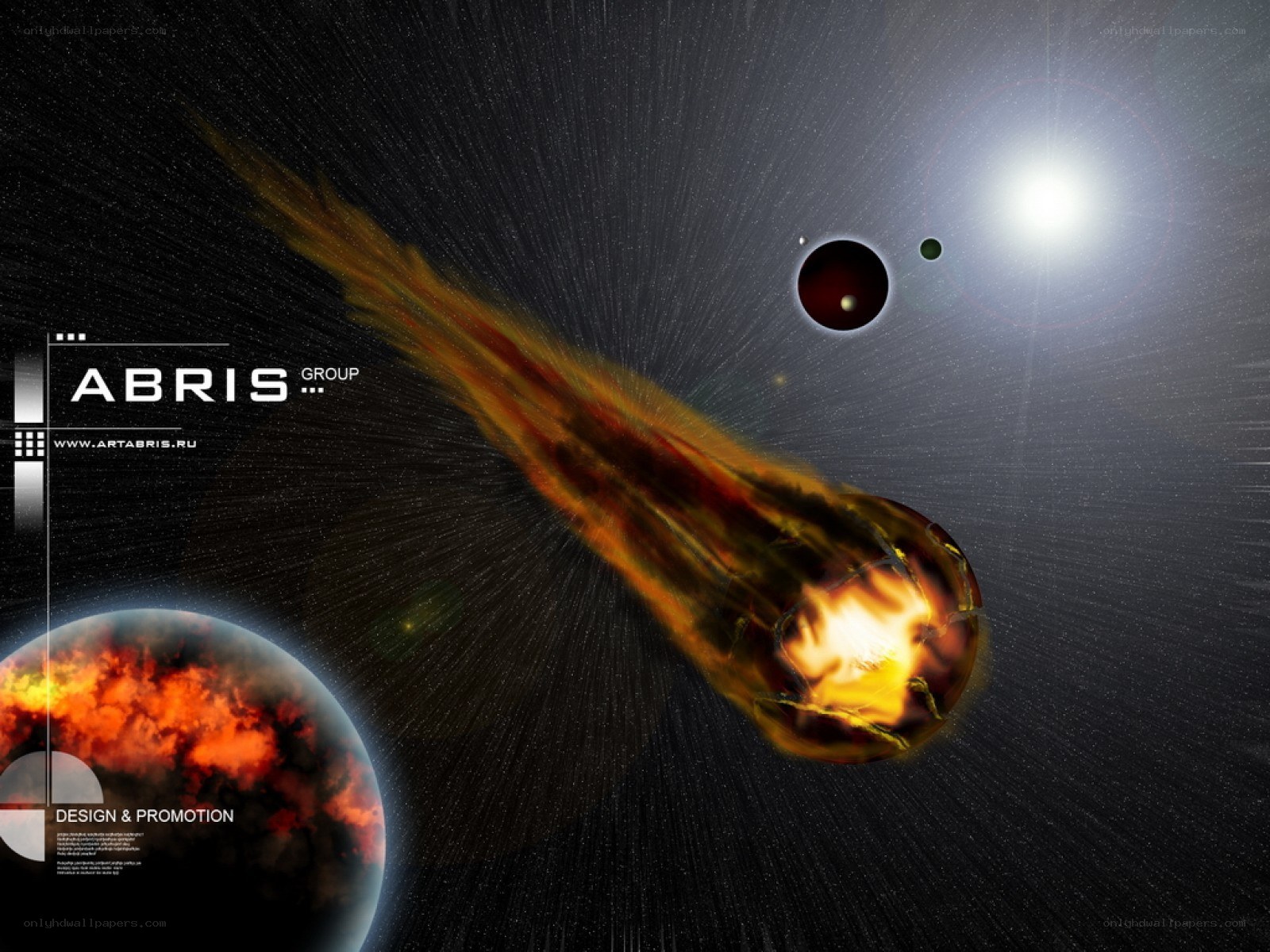 Asteroid Impact in Space