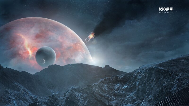 Asteroid Impacting Planet — Gray