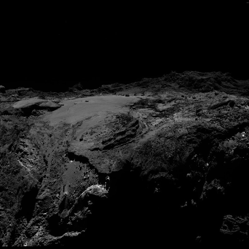 Asteroid Surface — Black, Desolate