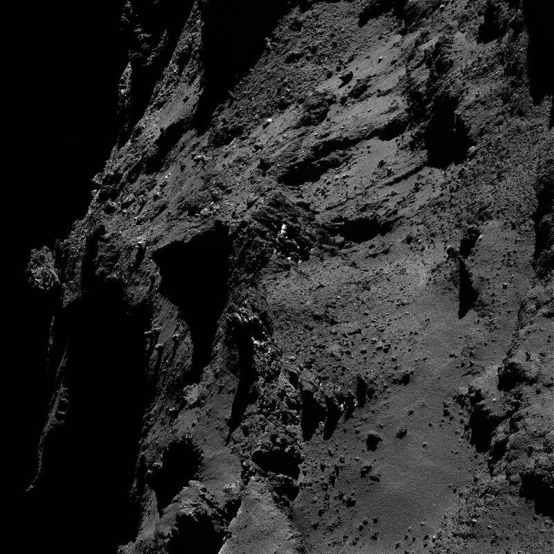 Asteroid Surface — Black, Dramatic, Photograph, Rocky Terrain