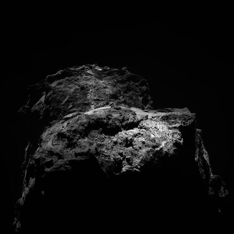 Asteroid Surface — Black