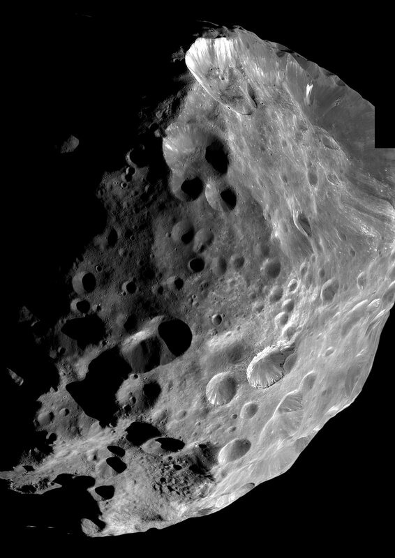 asteroid surface close-up