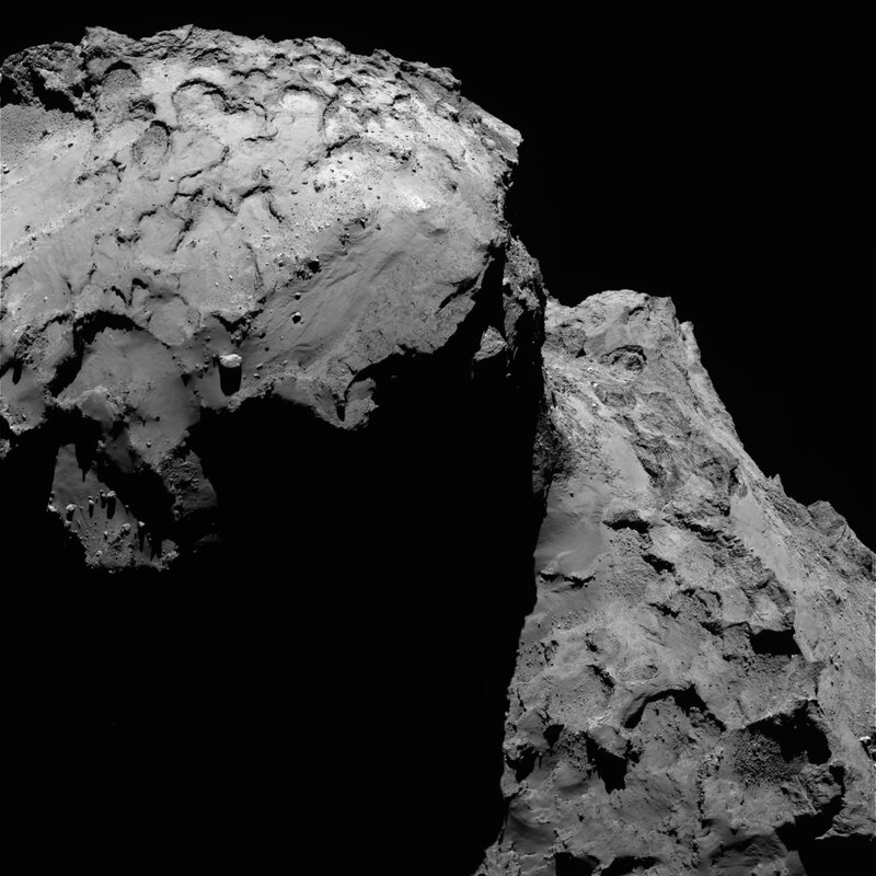 Asteroid Surface — Gray, Dramatic