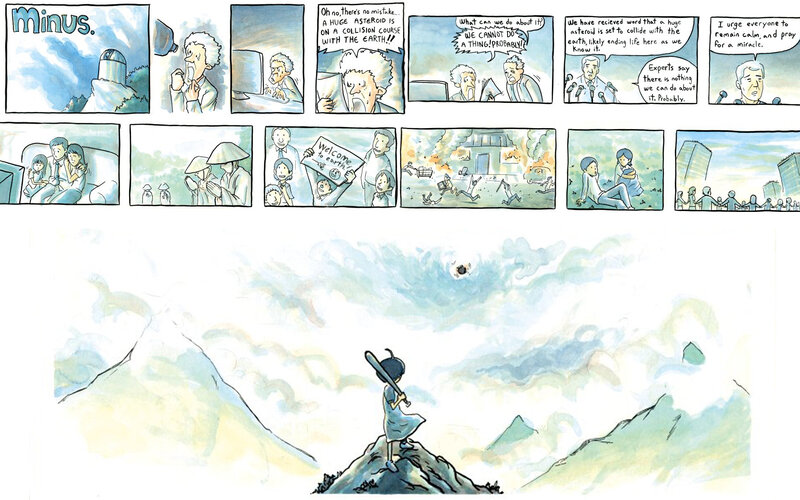 Asteroid threat comic