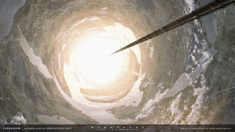 Asteroid Tunnel View
