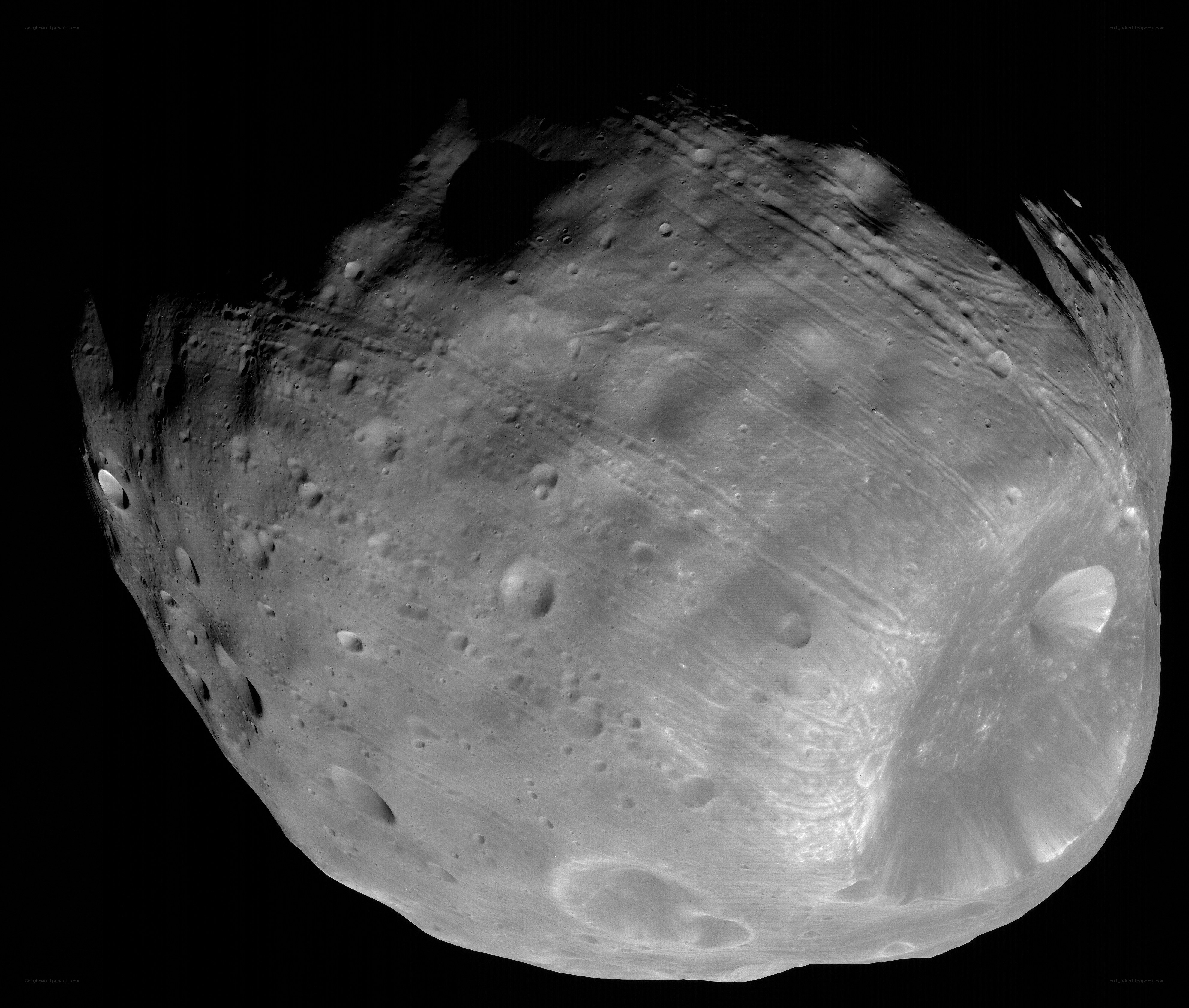 Asteroid Vesta surface