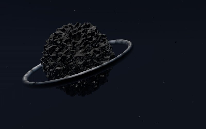 Asteroid with Ring