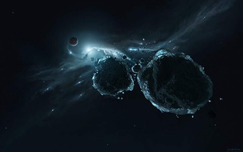 Asteroids in deep space