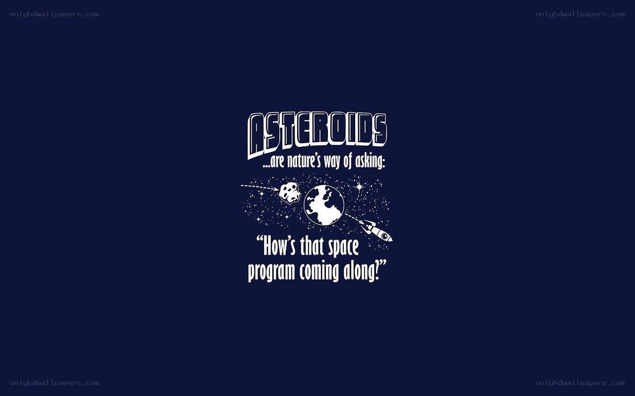 Asteroids joke t-shirt