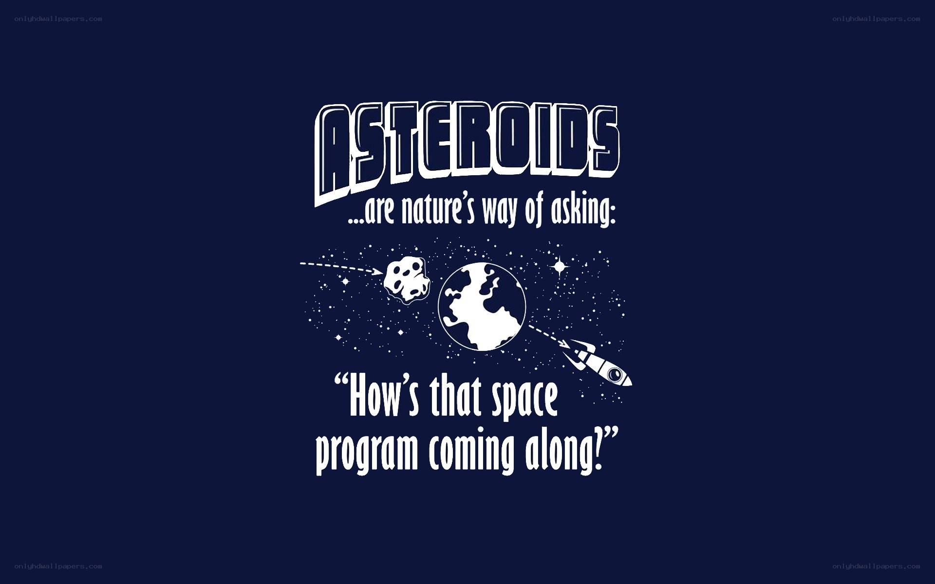 Asteroids joke t-shirt