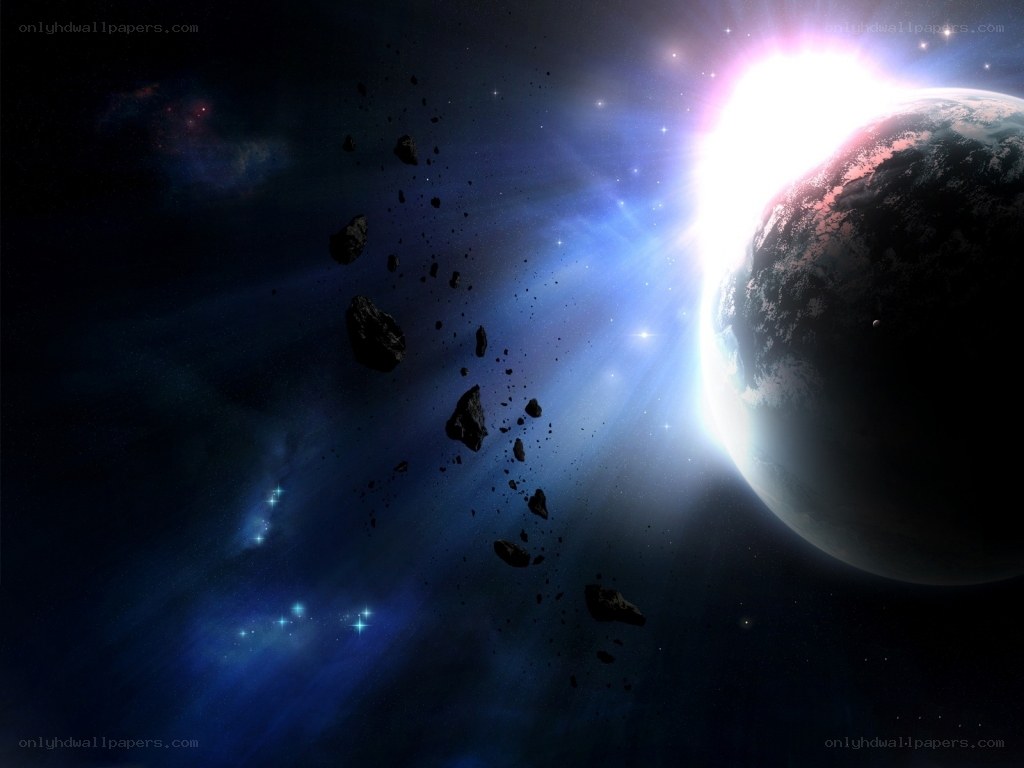 Asteroids near a planet
