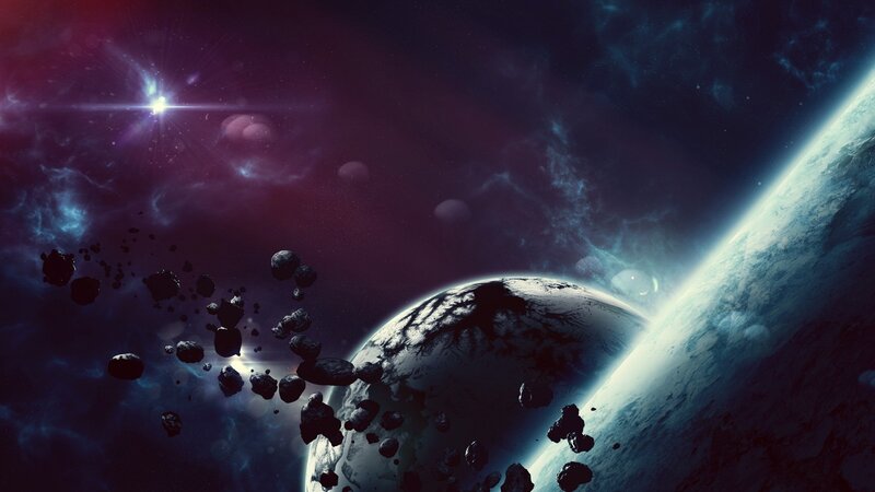 Asteroids near a planet