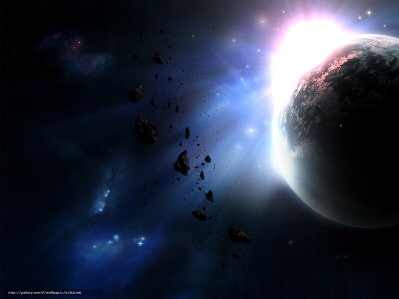 Asteroids near a planet