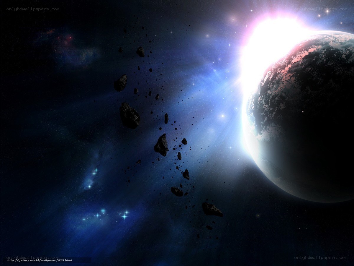 Asteroids near a planet