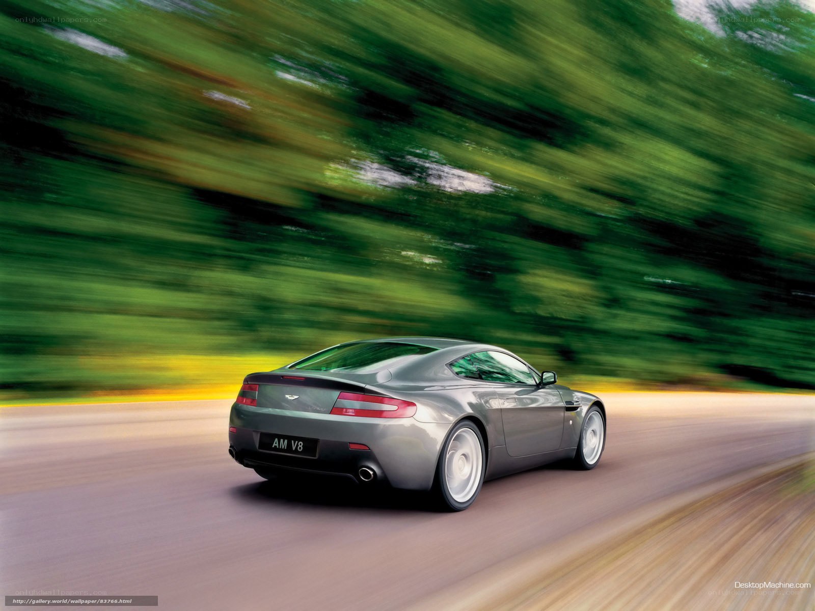 Aston Martin AM V8 in motion