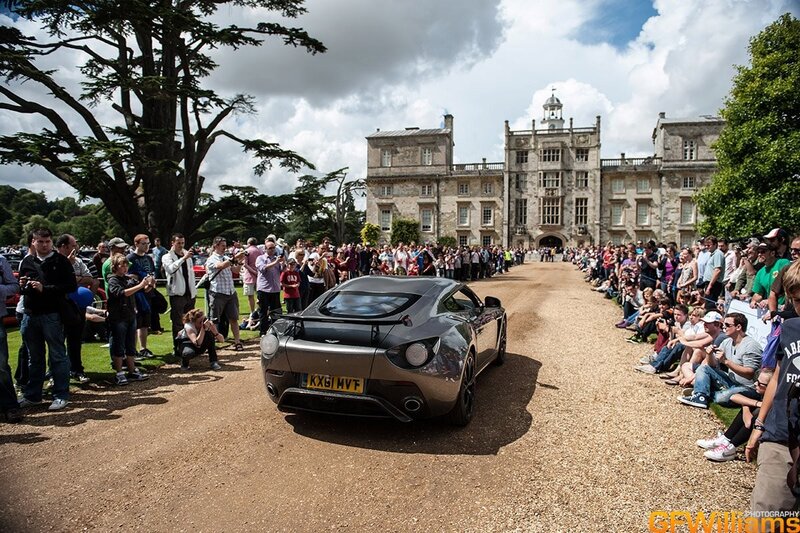 Aston Martin at a car show