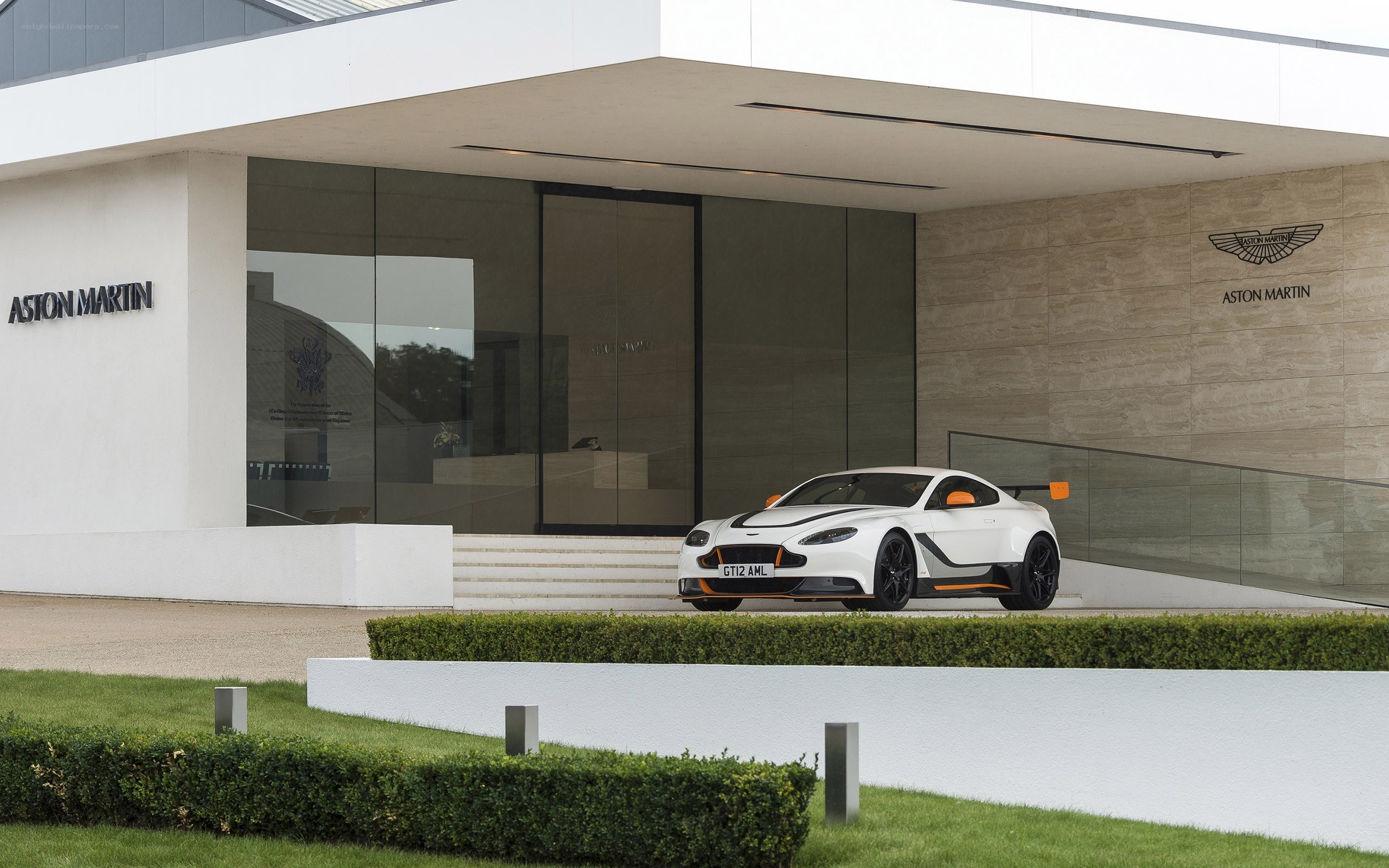 Aston Martin car at showroom