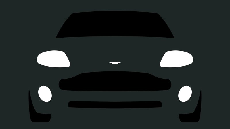 Aston Martin car front view
