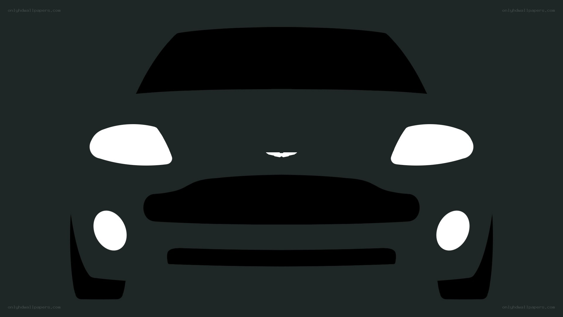 Aston Martin car front view