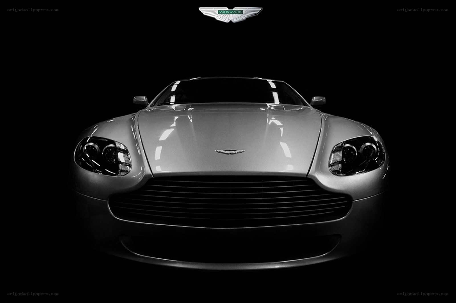 Aston Martin car front view
