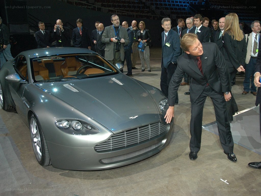Aston Martin concept car display