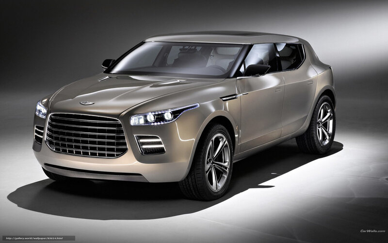 Aston Martin Concept Car — Silver, Dramatic