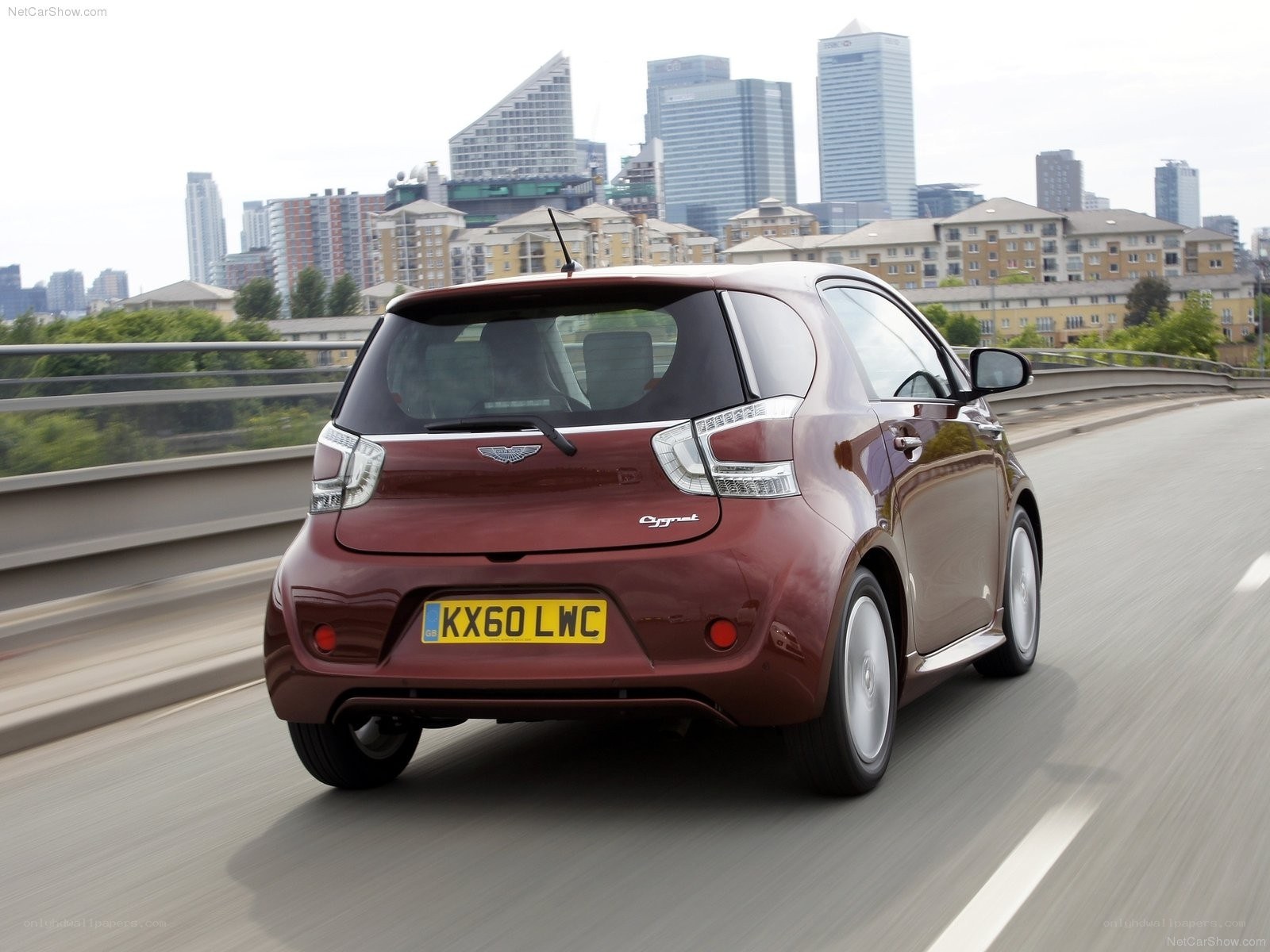 Aston Martin Cygnet in motion