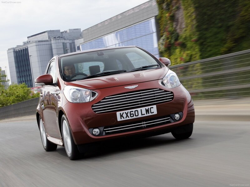 Aston Martin Cygnet in motion